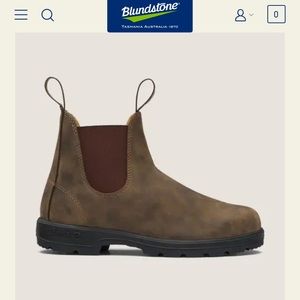 Blundstones 585 CHELSEA BOOTS - RUSTIC BROWN